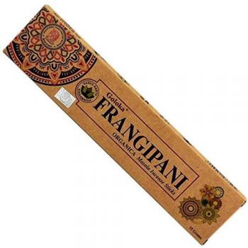 Pure Frangipani Incense Sticks 15g by Goloka