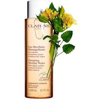 Clarins Cleansing Micellar Water with Alpine Golden Gentian & Lemon Balm Extracts