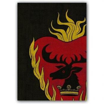 Game of Thrones Card Sleeve Flaming Heart 50 Count
