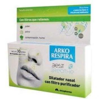 Arkopharma Dilatador Nasal con Filtro 30 uds