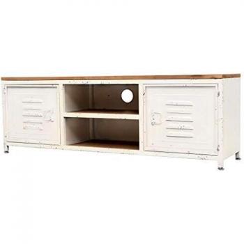VidaXL Minimalist White TV Stand 120x30x40 cm