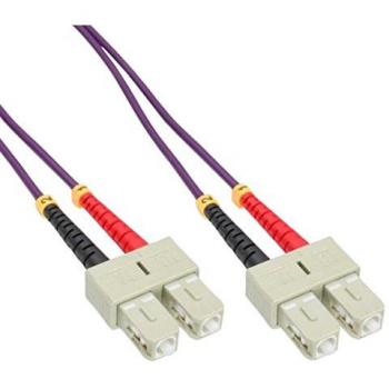 ZL LWL Duplex Kabel, SC/SC, 50/125µm, OM4, 15m