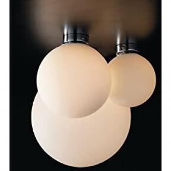 Netlighting White Globe Ceiling Fixture 30x32cm