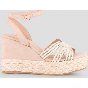 Blogger Sandalias Cuña Rafia y Hebilla