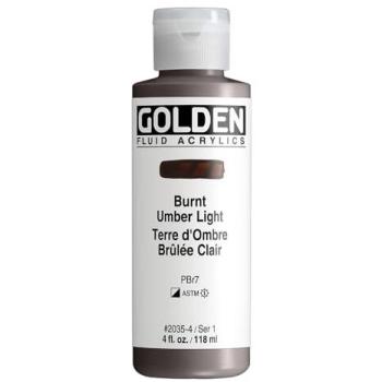 Acrylic Professional Fluid – Licht Bruin (Burnt Umber) 4 oz