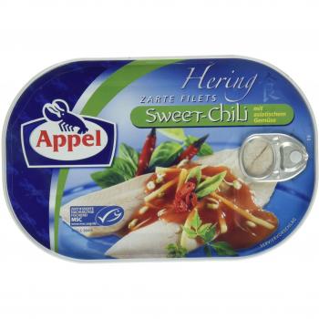 Heringsfilet in Süßer Apfel-Chili‑Sauce – 10 Stück