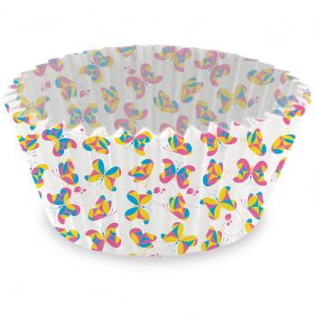 Dr. Oetker Papier-Cupcake-Förmchen Ø 3 cm, Schmetterlingsmotiv, 96 Stück