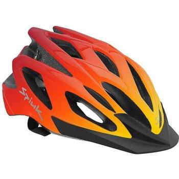 Capacete Spiuk Tamera Evo Laranja e Preto S-M para Bike