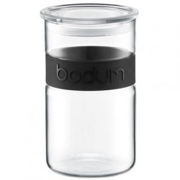 Bodum Presso 1‑Litre Black Storage Jar