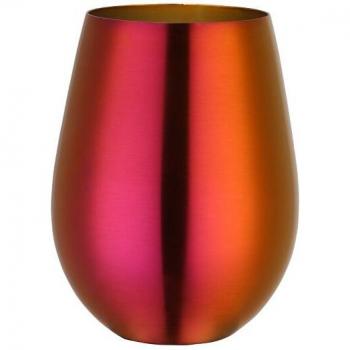 Bebida en taza de acero inox dorada 500 ml