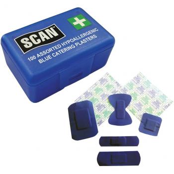 Scan SCAFAPLACAT Assorted Hypoallergenic Blue Plasters 120