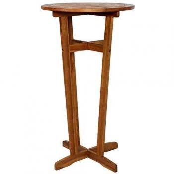 VidaXL Tavolo da bar, 60x105 cm, legno di acacia massello