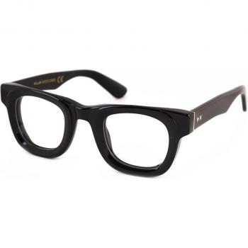 Unisex XLAB Cadre Floral Vista Noir, Acétate Carré