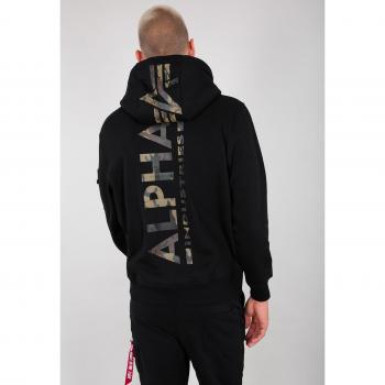 Hoodie Alpha Industries Back Print Woodland