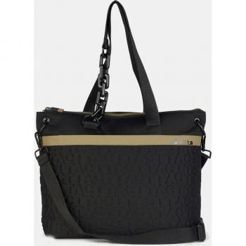 Bolso de Hombro Caminatta Saami Negro con Bandolera