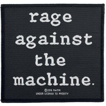 Rage Against The Machine Black White Patch