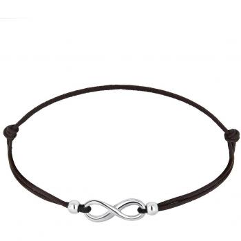 Gioiello Bracciale Simbolo Infinità in Argento per Donna