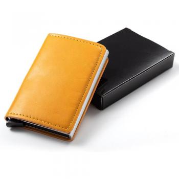 Bycobecy CompactShield Metall-Brieftasche – dünne, leichte Alu-Cardholder-Lösung