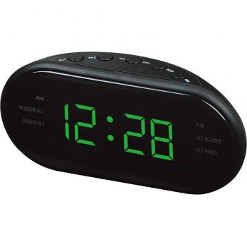 Alarme & Radio Digital LED para Oficina y Hogar