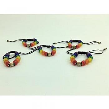 Bracciale con simbolo LGBT e Occhio Turco