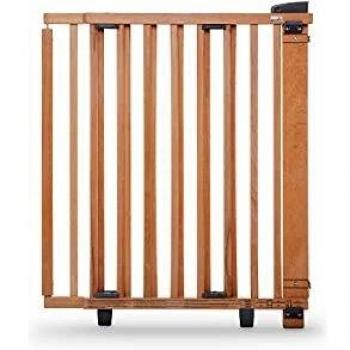 PorteSafe Natural Wood – Barrière Pivot 68–109 cm (Géuther)