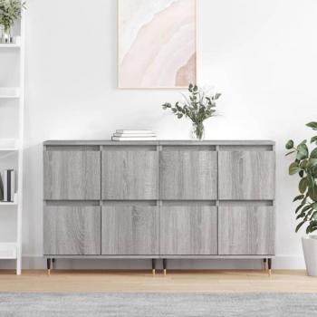 Torana Mueble Aparador 2 Piezas Gris