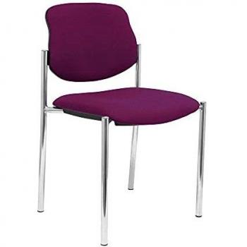 Piqueras y Crespo Villalgordo Silla Fija Bali Morado Chasis Cromo