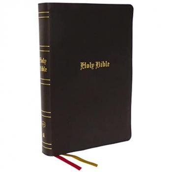 KJV Holy Bible: Super Giant Print with 43,000 Cross References, Brown Bonded Leather, Red Letter, Comfort Print: King James Version
