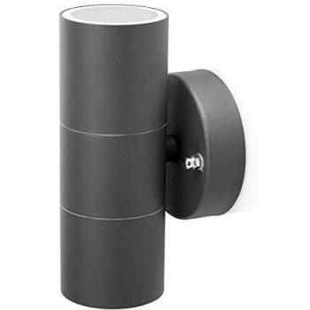 Smartwares Applique Murale LED Double faisceau GWL‑176‑HG avec capteur jour et nuit