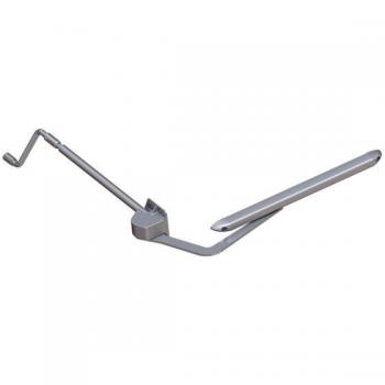 Volet droit MONIN aluminium anodisé – ouverture jusqu’à 400 mm de hauteur