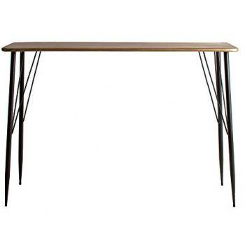 Table de travail en fer noir 120x60x75 cm
