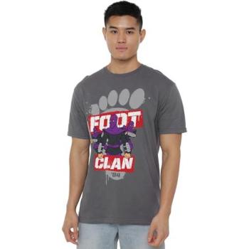 Foot Clan 84 Tee – Teenage Mutant Ninja Turtles, Charcoal Gray, L