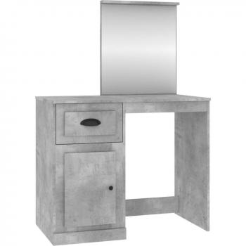 Coiffeur Design Table – Spiegel, 90x50x132,5 cm, Grijs