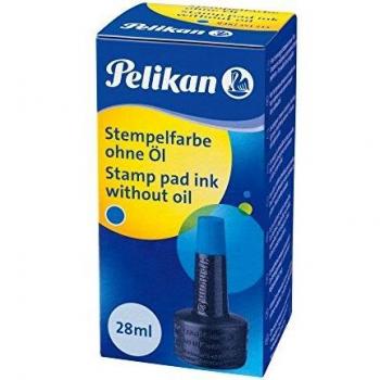 TINTA TAMPON PELIKAN AZUL FRASCO DE 28 ML