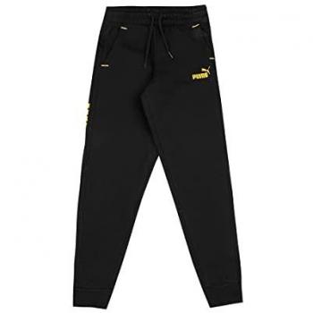 Pantaloni sportivi Puma Power 152 nero-giallo per bambini
