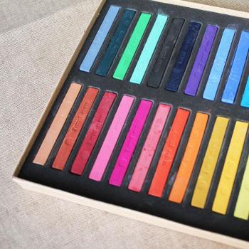Marie's Dazzling Pastel Hair Chalk 36 Color Set