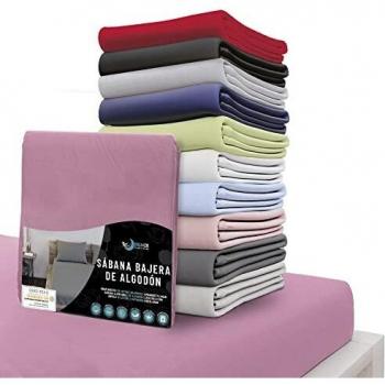 Lenzuolo con Angoli Dreamzie 120x200cm Rosa 100% Cotone