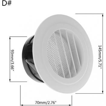 Extraktionsventil mit Diffusor 100mm
