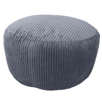 Pouf gris foncé 25x35 cm Relaxdays