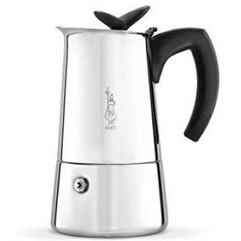 SILVER MUSA COFFEE MAKER – 1 CUP STOVE‑SAFE