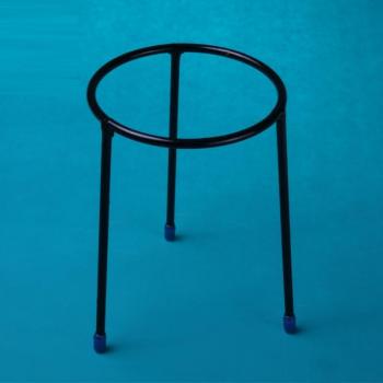 Soporte Triangular de Acero para Matraz Vaso y Lámpara