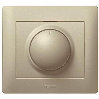 Tapa y botón para regulador de luz Galea Life titanio