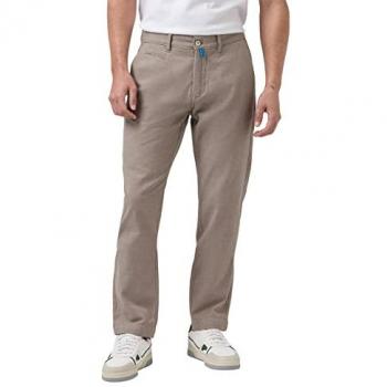 Pantalón Pierre Cardin Corte Chino Beige Hombre