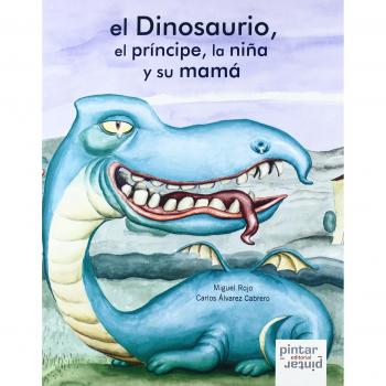 Dinosaurio el principe la niña y su mama