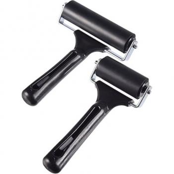 2Pcs Set of Rubber Brayers for Painting and Crafting