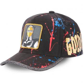 Gorra Capslab Street Goldorak Actarus Adulto Negra Ajustable