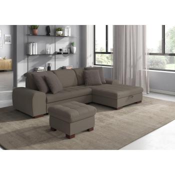 SIT & MORE Luxor Ecksofa, Microfaser, 275cm