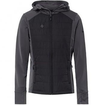Izas Herren NALON leichte Windschutzjacke – Dunkelgrau/Schwarz – S