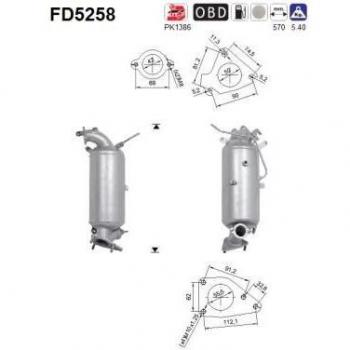 Filtro Antiparticolato – AS FD5258