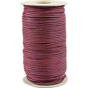 Cordonino polipropilene 3 mm rosso nero 250 mt
